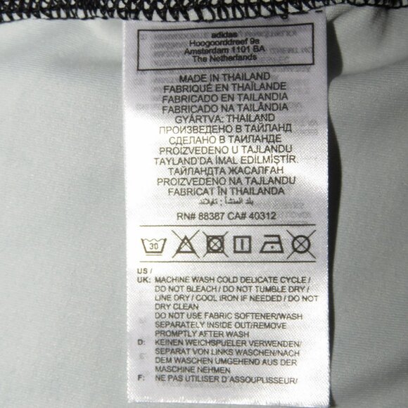 Adidas Sz Small Aeroready Pro Women's Tennis Y-Tank Top Black Gray White Stripe - Picture 12 of 16